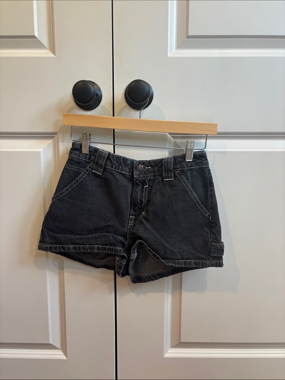Vigoss Black Denim Jean Shorts